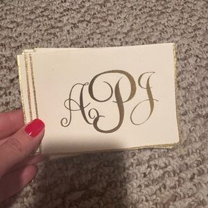 Monogram APJ custom stationary (set of 126)